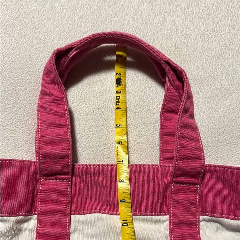 Pink and White Striped Tote Bag - Picture 5 of 6
